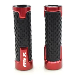Handvatten motorfiets - aluminium / rubber - 22 mm - voor Suzuki / universeelHand Grips & End