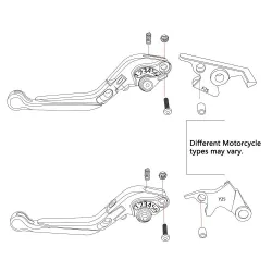 Bremshebel / Kupplungshebel / Lenkergriff - für Yamaha Motorräder
