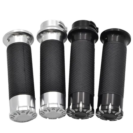 Chrom Motorrad Lenkergriffe - 25mm - für Harley Sportster / Touring / Dyna