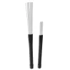Jazz Drumsticks - Nylonbürsten - einziehbar - mit Gummigriff - 23cm - 2 Stück