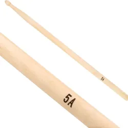 TamboresBaquetas profesionales de madera - 5A - con bolsa impermeable - 14 piezas