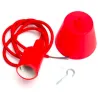 E27 - ceiling lamp holder - socket - silicone rope - 90cm