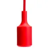 E27 - ceiling lamp holder - socket - silicone rope - 90cm