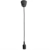 E27 - taklampshållare - sockel - silikonrep - 90cm