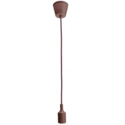 E27 - ceiling lamp holder - socket - silicone rope - 90cm