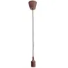E27 - ceiling lamp holder - socket - silicone rope - 90cm