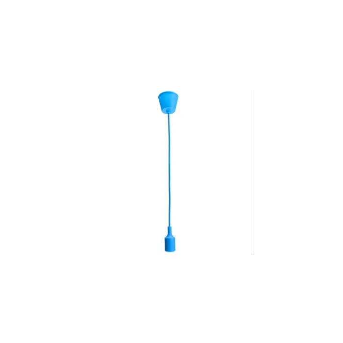 E27 - taklampshållare - sockel - silikonrep - 90cm