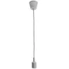 E27 - ceiling lamp holder - socket - silicone rope - 90cm