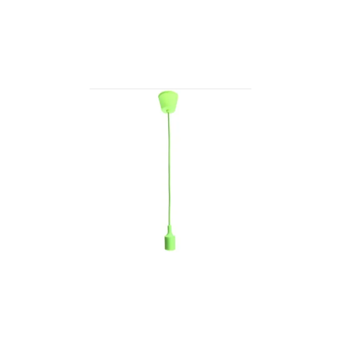 E27 - ceiling lamp holder - socket - silicone rope - 90cm