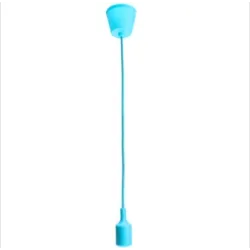 E27 - ceiling lamp holder - socket - silicone rope - 90cm
