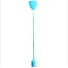 E27 - ceiling lamp holder - socket - silicone rope - 90cm