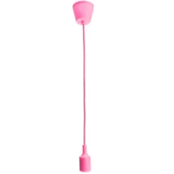 E27 - ceiling lamp holder - socket - silicone rope - 90cm