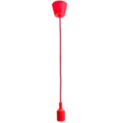E27 - ceiling lamp holder - socket - silicone rope - 90cm