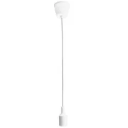 E27 - plafondlamphouder - fitting - siliconen touw - 90cmVerlichtingsarmaturen