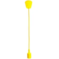 E27 - ceiling lamp holder - socket - silicone rope - 90cm