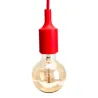 E27 - ceiling lamp holder - socket - silicone rope - 90cm