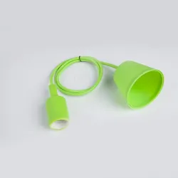 E27 - ceiling lamp holder - socket - silicone rope - 90cm