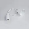 E27 - plafondlamphouder - fitting - siliconen touw - 90cmVerlichtingsarmaturen