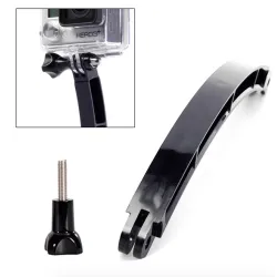 GoPro Hero - Sjcam - kit de bras d'extension de casque - photo selfie - courbé