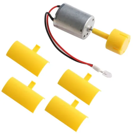 Micro moteur à courant continu - LED - axe vertical - pales d'éolienne