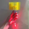 DC mikromotor - LED - vertikal axel - vindkraftverks generatorblad