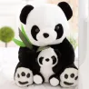 Animales de pelucheMadre panda con un bebé panda - peluche - 25 cm