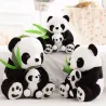 Animales de pelucheMadre panda con un bebé panda - peluche - 25 cm