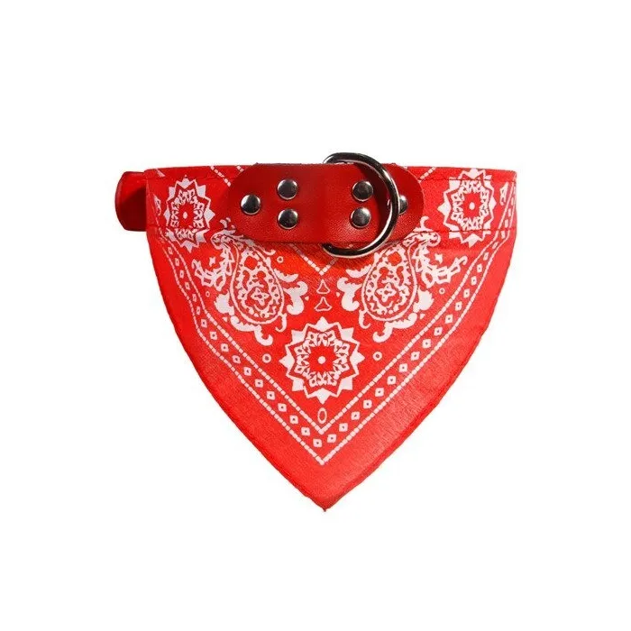 Adjustable collar with scarf - for dogs / cats / pets