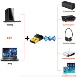 Mini USB Bluetooth-adapter V4 - Dual Mode - draadloze dongleNetwerk