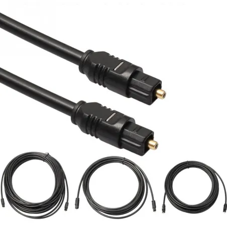 CablesToslink - cable de fibra óptica / audio digital - 1m - 2m - 3m - 5m - 10m
