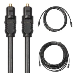 Toslink - cavo audio digitale/fibra ottica - 1m - 2m - 3m - 5m - 10m