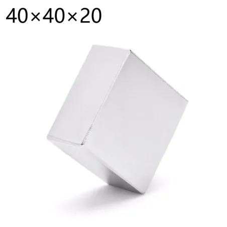 N52 - neodymmagnet - stark - kuboid - 40 * 40 * 20mm
