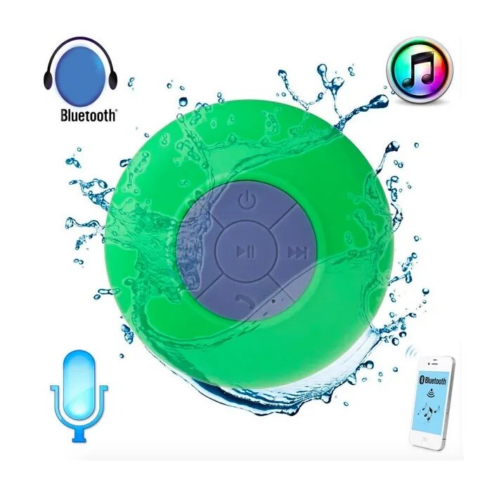 Mini Bluetooth speaker - waterproof - with suction cup