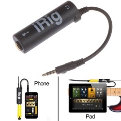 Guitar audio interface - I-Rig converter - tuner
