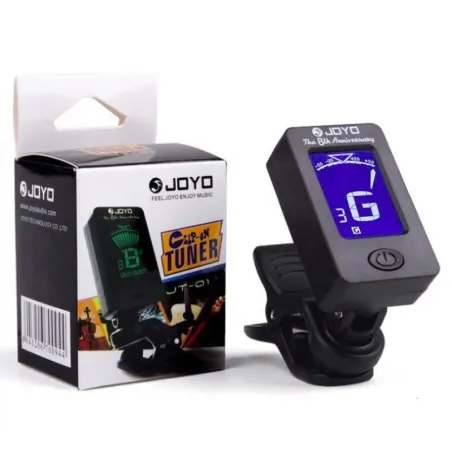 Universal guitar tuner - digital clip - rotatable - built-in battery