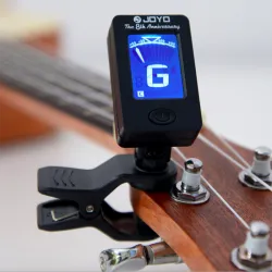 Universal guitar tuner - digital clip - rotatable - built-in battery