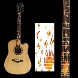 Naklejka na gryf gitarowy - ultra cienkaGitary