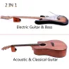 2 i 1 gitarr nackstöd - hållare / stöd