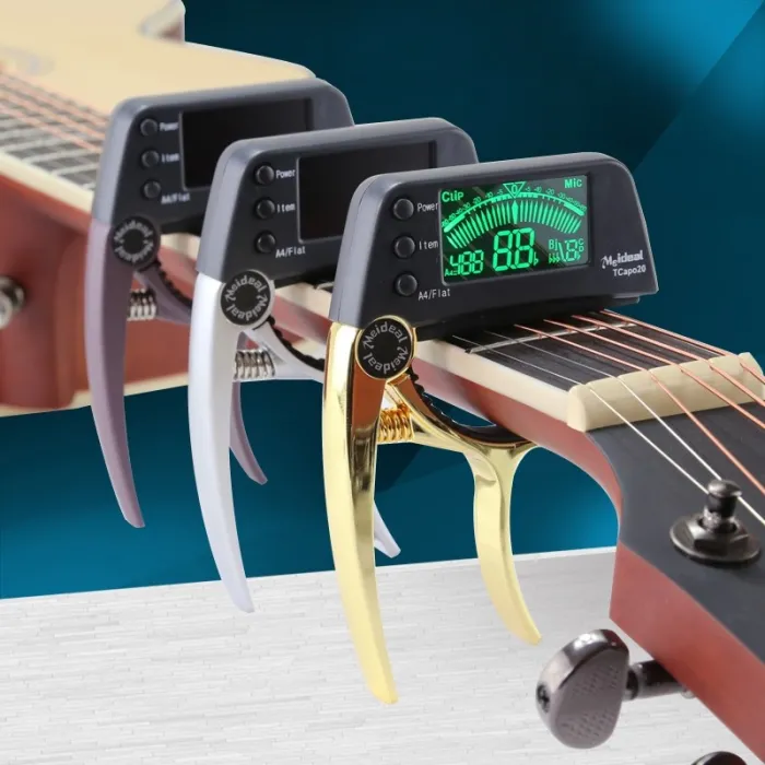 Kapodaster / tuner gitarowy - szybkiej wymiany klipGitary