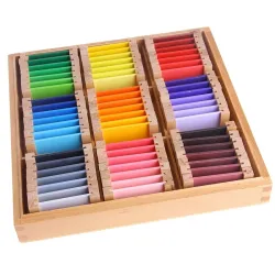Farben lernen - Holzpuzzle - Lernspielzeug