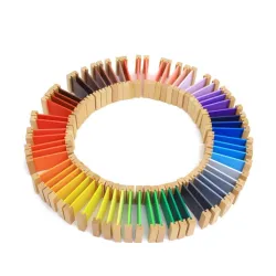 Kleuren leren - houten puzzel - educatief speelgoedHouten