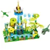Knikkerrace - met licht - elektrische doolhofbal - bouwstenen - Jurassic dinosauruspark / junglewereld - speelgoedPuzzels & s...