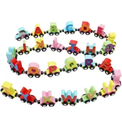 Magnetische Züge / Autos mit Buchstaben / Zahlen / Insekten - Holz - Lernspielzeug