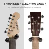 Guitar hanger - hook - adjustable - wall mounted
