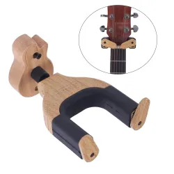 Guitar hanger - hook - with auto lock - wall mounted