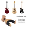 Guitar hanger - hook - with auto lock - wall mounted