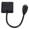 Kabel HD 1080P HDMI do VGA - przejściówka - konwerter z zasilaczem audioKable
