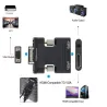 HDMI-compatibel naar VGA-adapter - audiokabel - 3,5 mm - 1080PKabels
