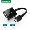 UGREEN - aktywna przejściówka HDMI do VGA - z gniazdem audio 3,5 mm - 1080PKable