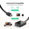 UGREEN - actieve HDMI naar VGA-adapter - met 3,5 mm audio-aansluiting - 1080PKabels